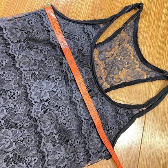 Abercrombie Vintage Y2K Navy Lace Tank - XS - Picture 8 of 10